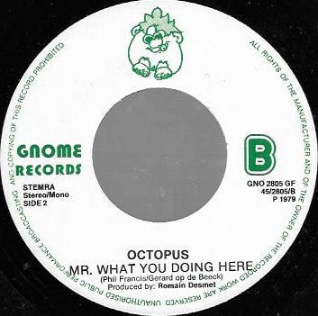 Octopus (5) : Let Me Touch The Sky (7", Single)