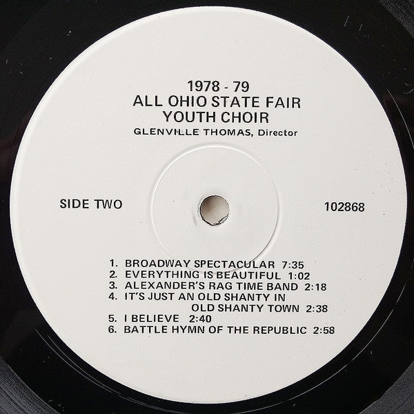 All-Ohio State Fair Youth Choir* : 1978-1979 (LP)