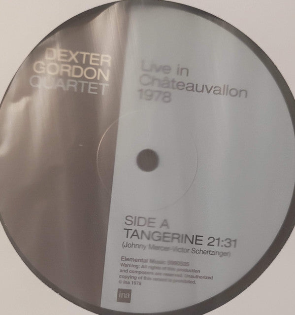 Dexter Gordon Quartet : Live In Châteauvallon 1978 (LP, RSD, Ltd, 180)
