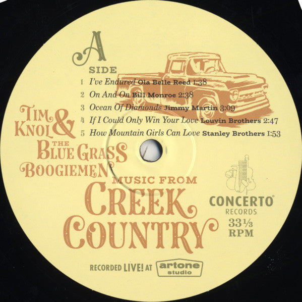 Tim Knol & Blue Grass Boogiemen : Music From Creek Country (10", Album)