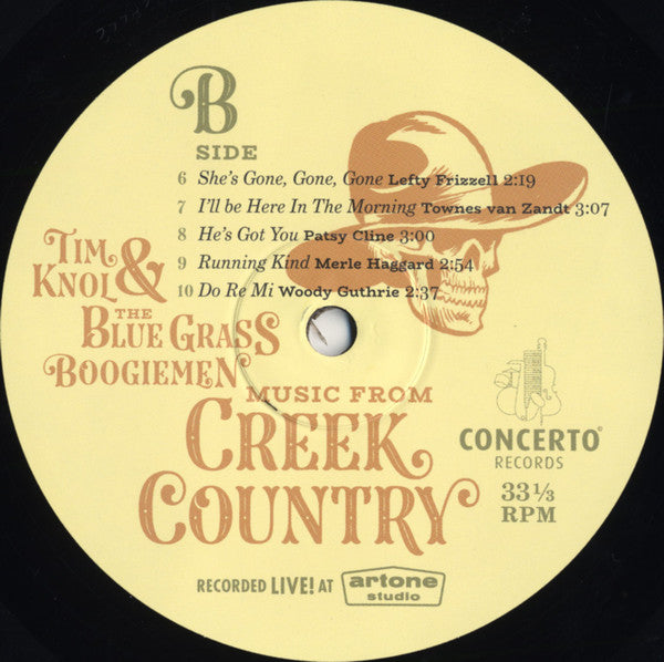 Tim Knol & Blue Grass Boogiemen : Music From Creek Country (10", Album)