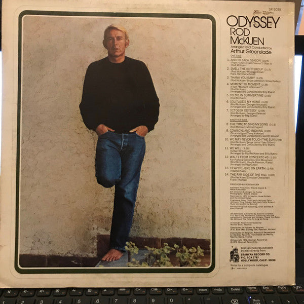 Rod McKuen : Odyssey (LP, Album)