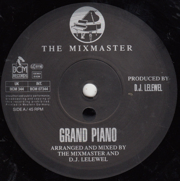 The Mixmaster : Grand Piano (7", Single, Bla)