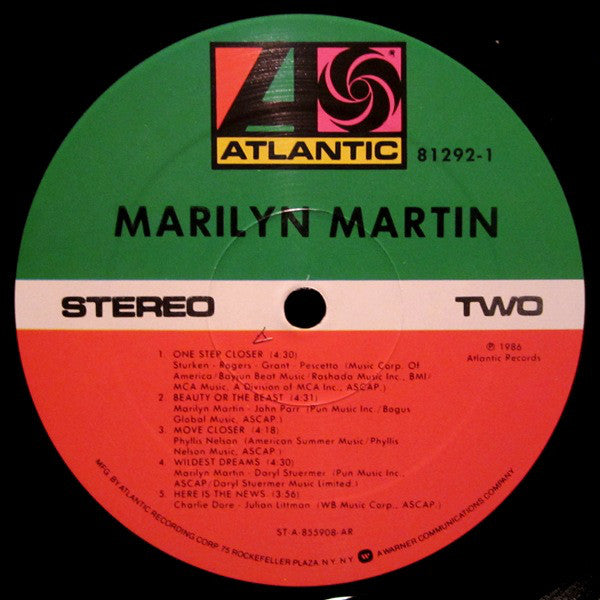 Marilyn Martin : Marilyn Martin (LP, Album, All)