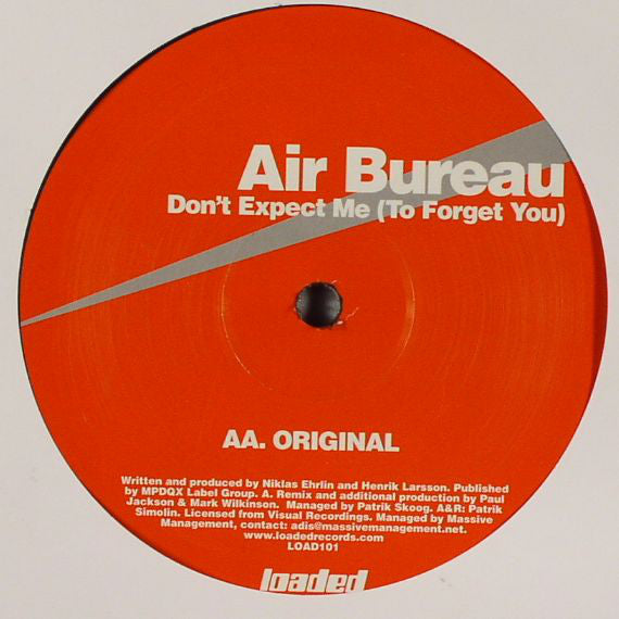 Air Bureau : Don't Expect Me (To Forget You) (12")