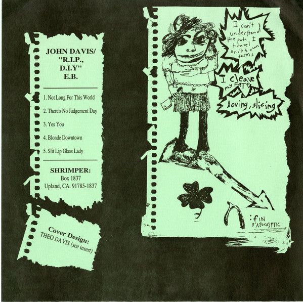 John Davis (2) : R.I.P. D.I.Y. (7", EP)