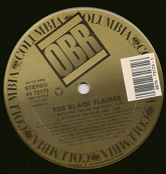 The Black Flames : Watching You (12")