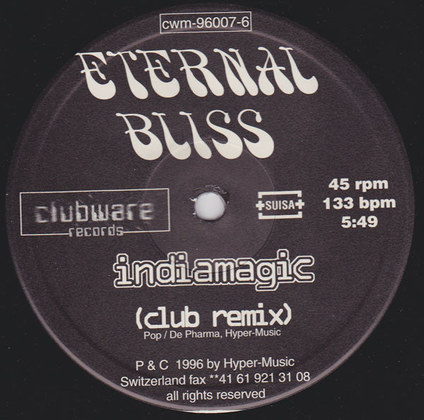 Eternal Bliss : Indiamagic (12")