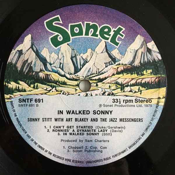 Sonny Stitt With Art Blakey & The Jazz Messengers : In Walked Sonny (LP, Album)