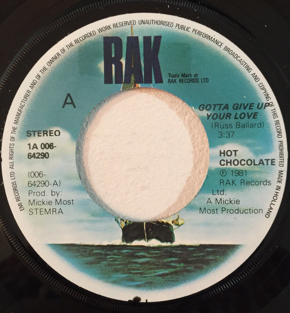 Hot Chocolate : Gotta Give Up Your Love / Children Of Spacemen (7", Single)