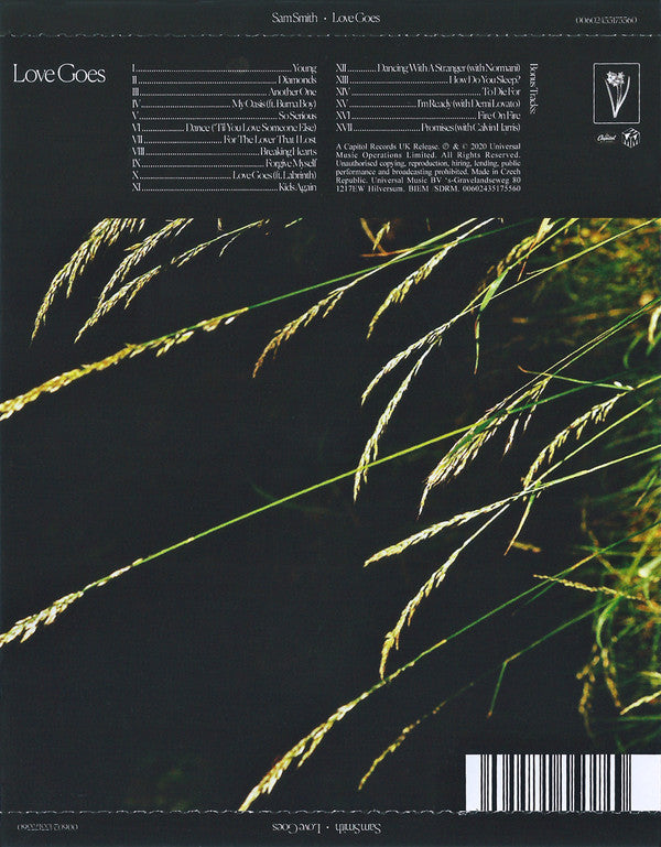 Sam Smith (12) : Love Goes (CD, Album)