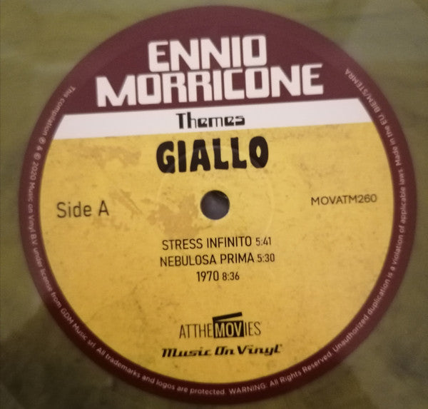 Ennio Morricone : Giallo (2xLP, Comp, Dlx, Ltd, Num, Yel)