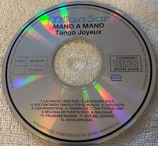 Mano A Mano (3) : Tango Joyeux (CD, Album)