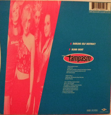 Tampasm : Darling Self Destruct (7", Single, Ltd, Pin)