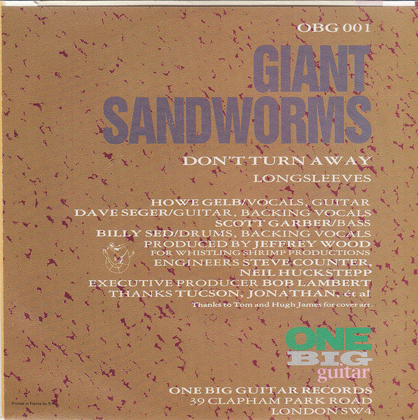 Giant Sandworms : Don't Turn Away (7")