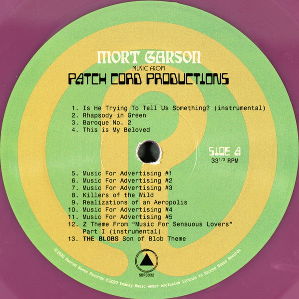 Mort Garson : Music From Patch Cord Productions (LP, Comp, Ltd, Pur)