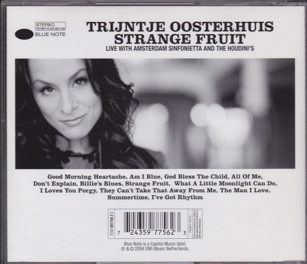 Trijntje Oosterhuis Live With Amsterdam Sinfonietta And The Houdini's : Strange Fruit (CD, Album, RE, RP)
