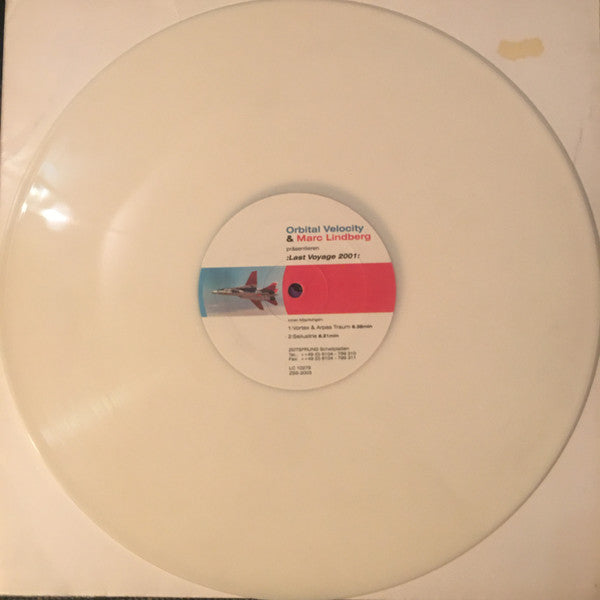 Orbital Velocity & Marc Lindberg : Last Voyage 2001 (12", Whi)