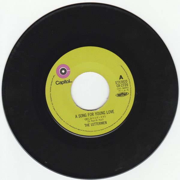 The Lettermen : A Song For Young Love / Traces (7", Single)