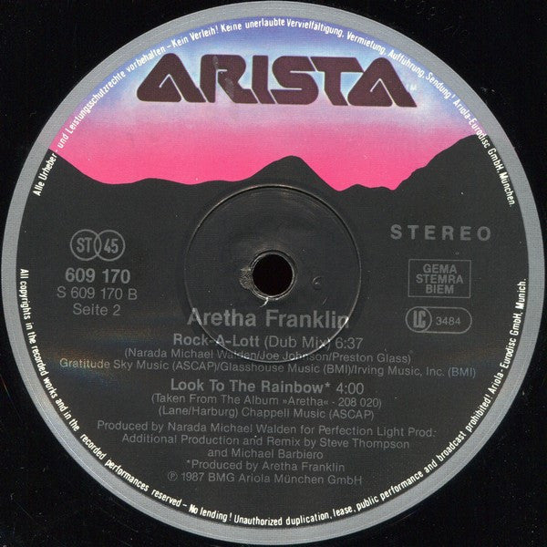 Aretha Franklin : Rock-A-Lott (12")