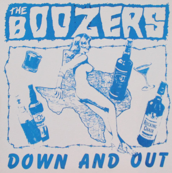 The Boozers : Down And Out (LP, Num, Blu)