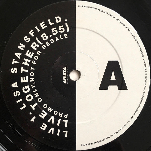 Lisa Stansfield : Live Together (12", Promo)
