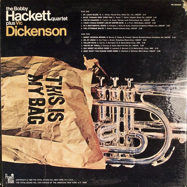The Bobby Hackett Quartet Plus Vic Dickenson : This Is My Bag (LP)