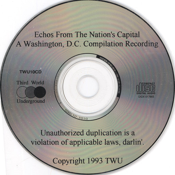 Various : Echos From The Nation's Capital (A Washington, D.C. Compilation) (CD, Comp)