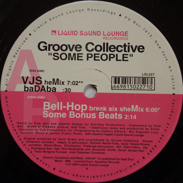 Groove Collective : Some People (12")