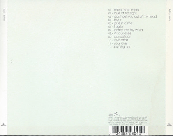 Kylie Minogue : Fever (CD, Album)