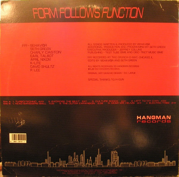 Form Follows Function : Turbo Techno (LP, Album)