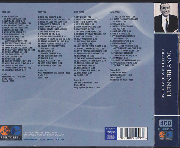 Tony Bennett : Eight Classic Albums (4xCD, Comp, RM)