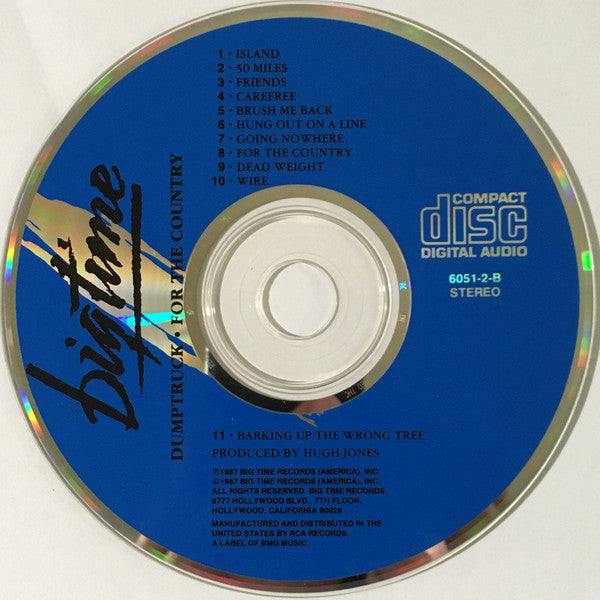 Dumptruck : For The Country (CD, Album)