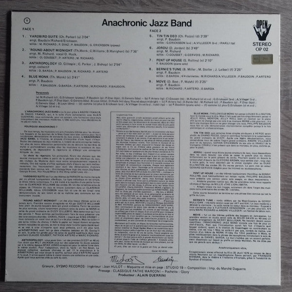 Anachronic Jazz Band : Anachronic Jazz Band (LP, Bro)