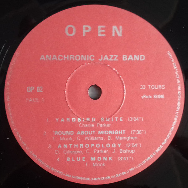 Anachronic Jazz Band : Anachronic Jazz Band (LP, Bro)