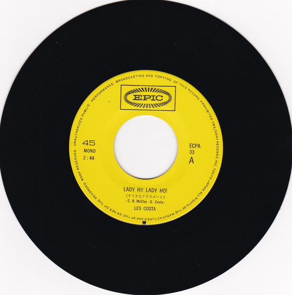 Les Costa : Lady Hi! Lady Ho! (7", Single, Mono, Promo)