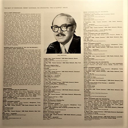 Benny Goodman : The Best Of Newhouse - Jerry Newhouse Presents Benny Goodman,His Orchestra, Trio & Quartet 1938-39 (2xLP, Album, Comp)