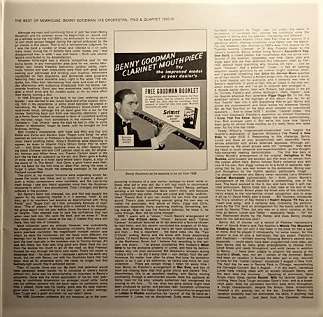 Benny Goodman : The Best Of Newhouse - Jerry Newhouse Presents Benny Goodman,His Orchestra, Trio & Quartet 1938-39 (2xLP, Album, Comp)