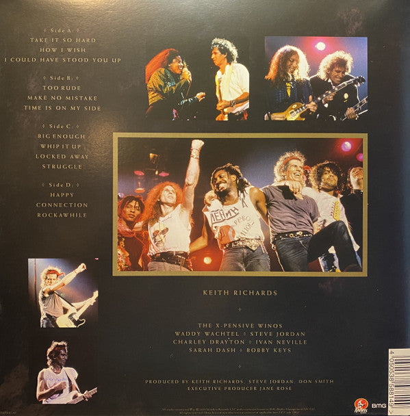 Keith Richards And The X-Pensive Winos : Live At The Hollywood Palladium December 15, 1988 (2xLP, RE, RM)