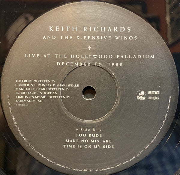 Keith Richards And The X-Pensive Winos : Live At The Hollywood Palladium December 15, 1988 (2xLP, RE, RM)