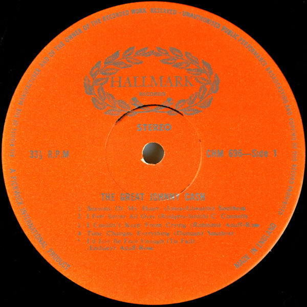 Johnny Cash : The Great Johnny Cash (LP, Album, RE)