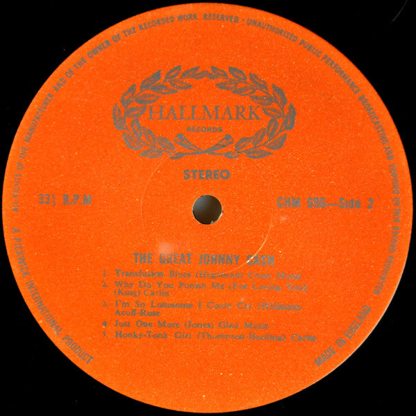 Johnny Cash : The Great Johnny Cash (LP, Album, RE)