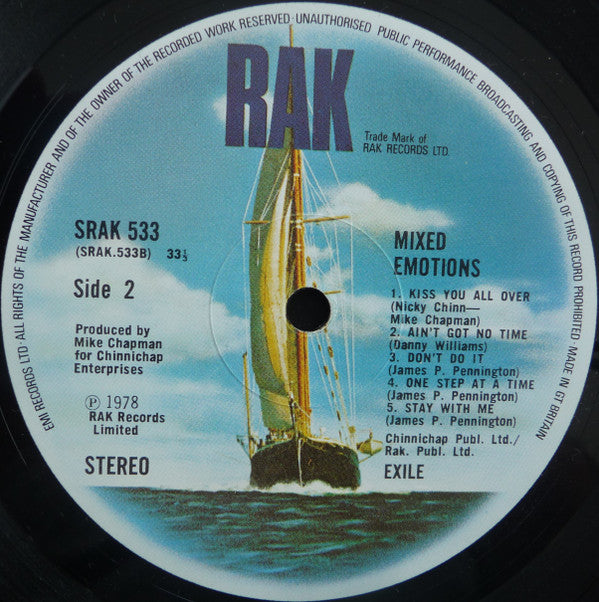 Exile (7) : Mixed Emotions (LP, Album)