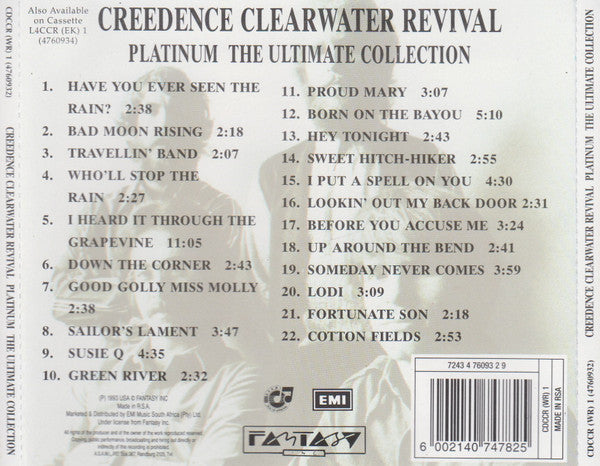 Creedence Clearwater Revival : Platinum - The Ultimate Collection (CD, Comp)