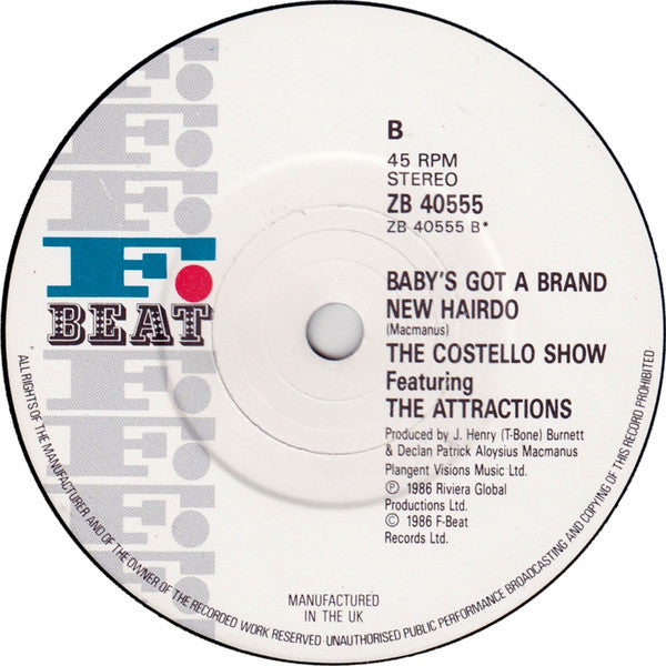 The Costello Show Featuring Confederates* : Don't Let Me Be Misunderstood (7", Single, Mat)