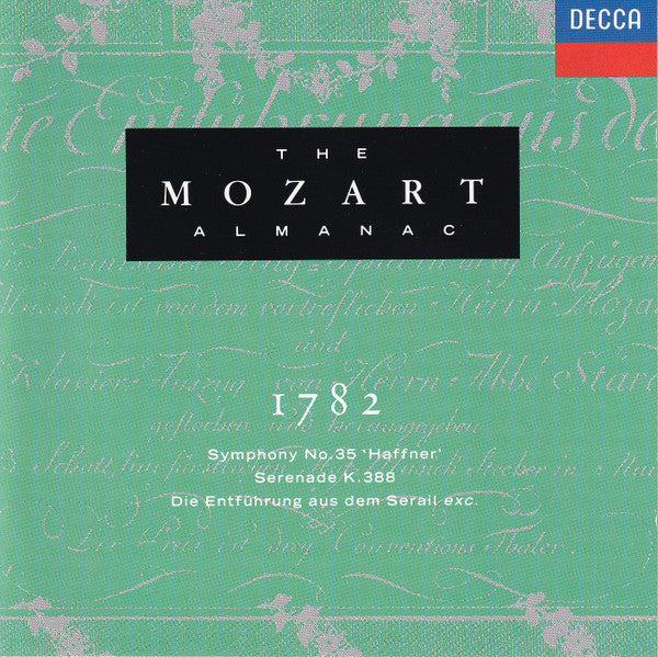 Wolfgang Amadeus Mozart : The Mozart Almanac Vol. X 1782 - Symphony No. 35 'Haffner' / Serenade K.388 / Die Entführung Aus Dem Serail exc. (CD, Comp, RE)