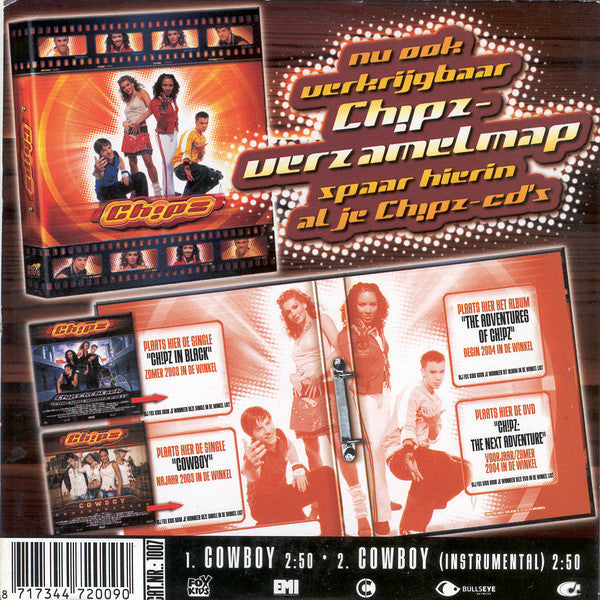 Ch!pz : Cowboy (CD, Single, Car)