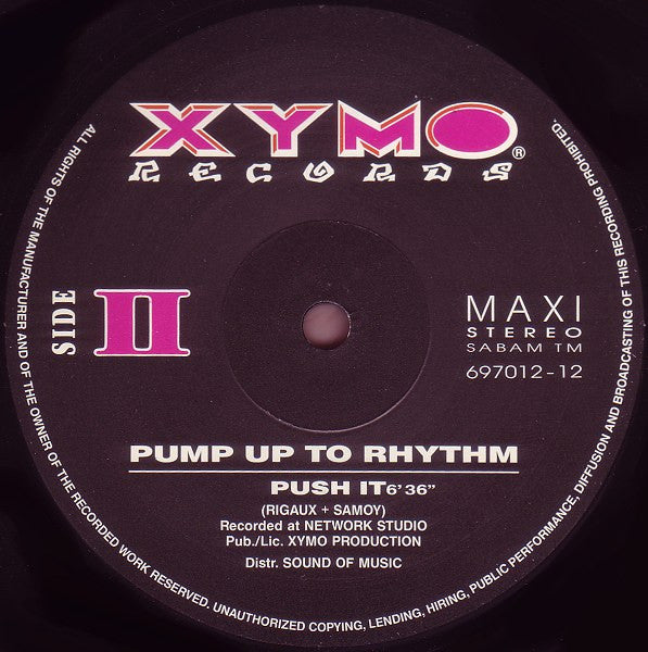 Pump Up To Rhythm : Bring That Beat Back (12", Maxi)