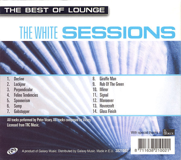 Pete Vicary : The Best Of Lounge: The White Sessions (CD, Album)