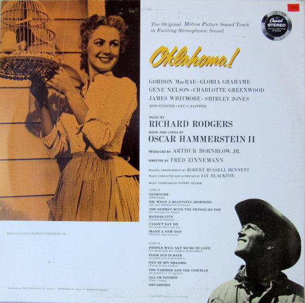 Rodgers & Hammerstein : Rodgers And Hammerstein's Oklahoma! (LP, Album)
